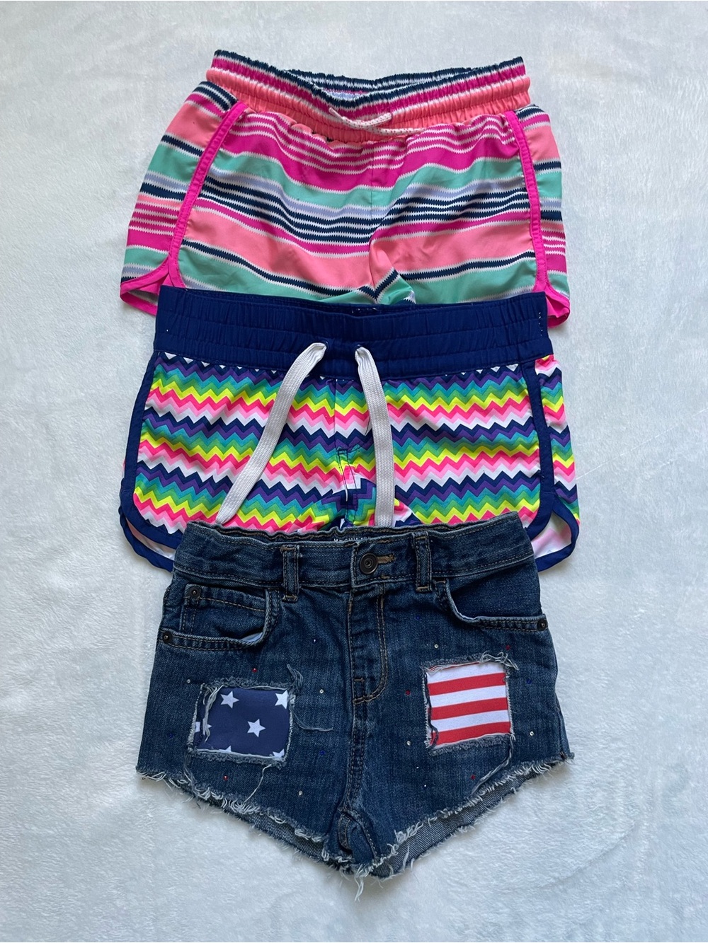 little girls 5t shorts bundle of 3